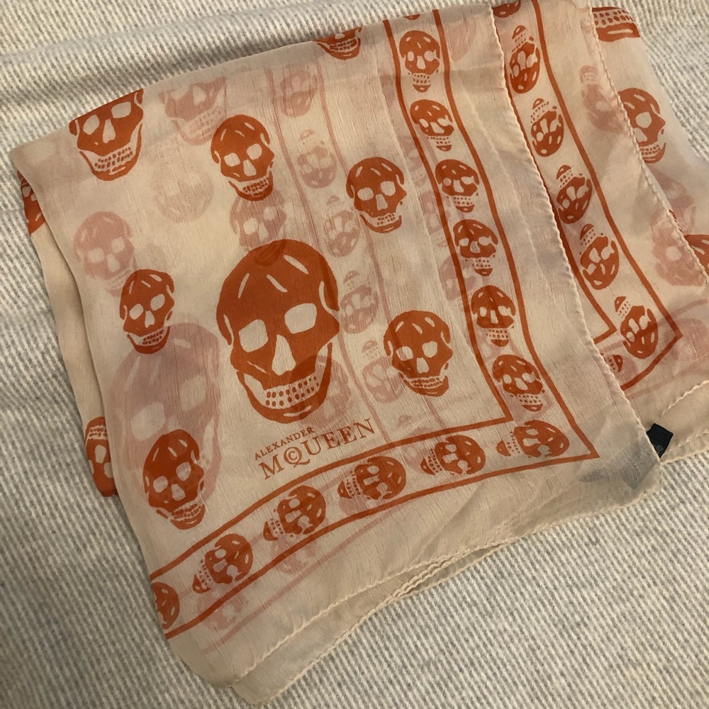 Alexander McQueen silk scarf